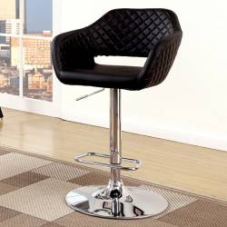 ODALIS BAR CHAIR BLACK CM-BR6153BK